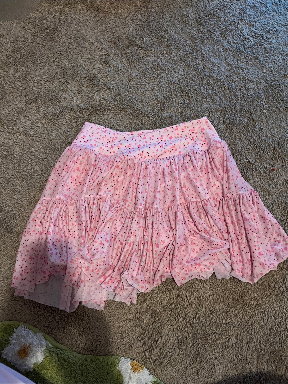 Blogilates by popflex large floral pirouette skort pink